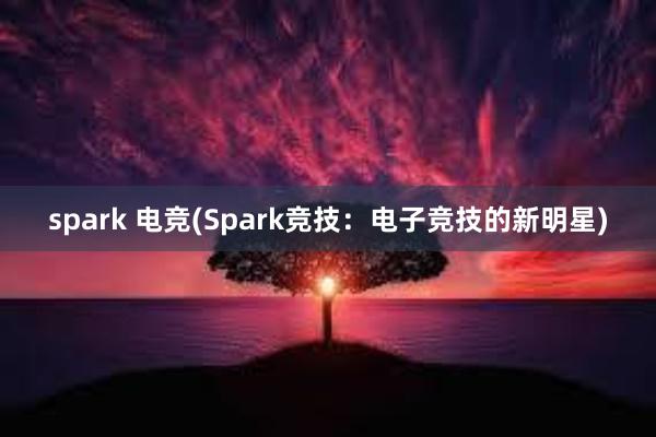 spark 电竞(Spark竞技：电子竞技的新明星)